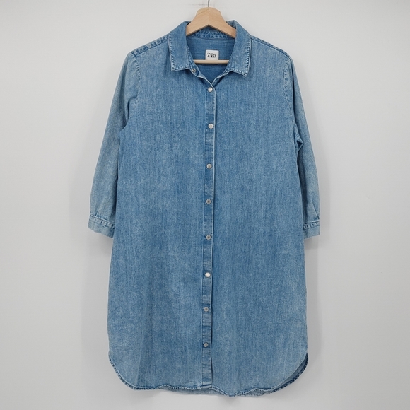 Zara Dresses & Skirts - Zara | chambray dress